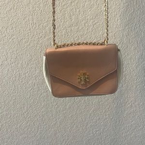 Tory Burch Pink / Gold cross body bag